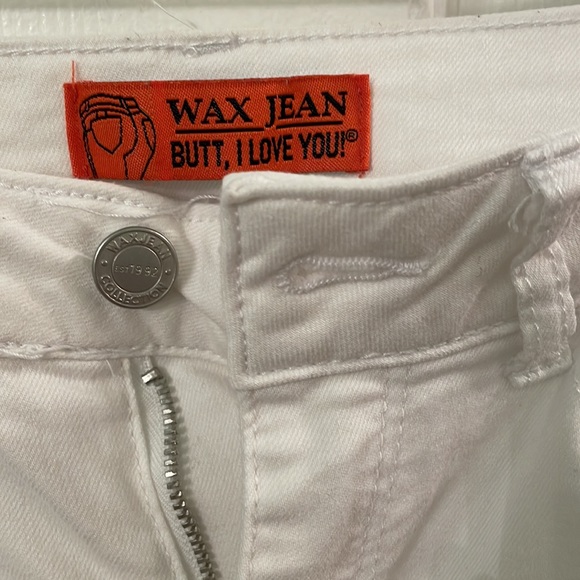 White Skinny Jeans by Wax Jean size 1 - Picture 2 of 3